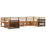 vidaXL Set de canapele de exterior 6 pcs natural 3383772