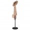 Gossi cuier de haine, negru, 172 cm, fier vopsit electrostatic
