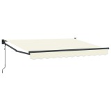 vidaXL Cort electric retractabil Crem 3,5 x 2 m 3419133