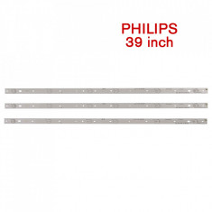 Barete led Philipps 39&amp;quot; 39PFL4398H, 39PFL3088H CLO-T39 PHP LD REV.0.2 , 3x6led foto