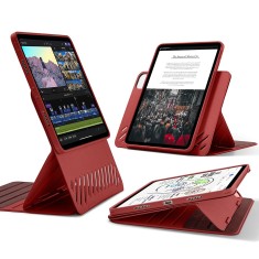 Husa iPad Pro 11 (2024) ESR Shift Magnetic, rosu foto