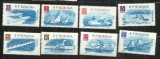 ROMANIA 1962 - SPORTURI NAUTICE, DANTELATE, MNH - LP 538