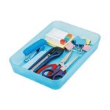 Suport de birou din plastic, Albastru, 17.9 x 13 x 4.5 cm, CMCLASS
