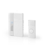 Sonerie fara fir 300m 36 melodii 80dB IP44 alb Nedis
