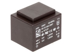 Transformator &icirc;ncapsulat 2,1VA 230V 12V PCB
