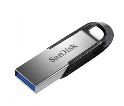 Usb flash drive sandisk ultra flair 256gb 3.0 reading speed: up to 150mb/s negru foto