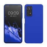 Husa kwmobile pentru Xiaomi Redmi Note 11 Pro/Redmi Note 11 Pro 5G/Redmi Note 12 Pro , Silicon, Albastru, 57373.134, Carcasa