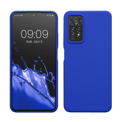 Husa kwmobile pentru Xiaomi Redmi Note 11 Pro/Redmi Note 11 Pro 5G/Redmi Note 12 Pro , Silicon, Albastru, 57373.134 foto
