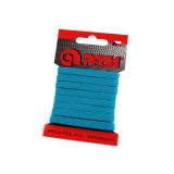 Elastic simplu plat, latime 6.6 mm, lungime 5 m, Turcoaz, Crisalida
