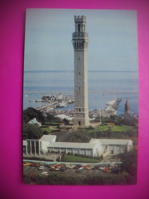 HOPCT 7651 MONUMENTUL PILGRIM CAPE COD MASSACHUSETTS -SUA-AMERICA DE NORD -CIRCULATA foto