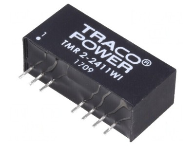 Convertor DC-DC 2W 9-36V to 5V 400mA SIP9 - Adaptor de tensiune DC-DC 2W de la 9 la 36V la 5V 400mA SIP9 foto