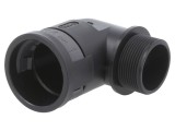 Conectori unghi 90&deg; metrică poliamidă 6