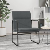 Scaun de relaxare, gri &icirc;nchis, 55x64x80 cm, material textil