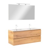 Cumpara ieftin Vario Pull 120 mobilier de baie complet stejar stejar