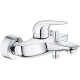 Baterie cada Grohe Eurostyle, monocomanda, 1/2&amp;#039;&amp;#039;, cartus ceramic, limitator debit/temperatura, protectie reflux, diverter, Crom