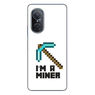 Husa compatibila cu Huawei Nova 9 SE Silicon Gel Tpu Model Minecraft Miner foto