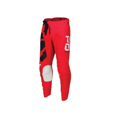 Pantaloni Motocross/Enduro Thor LaunchMode Forge rosu cu negru foto
