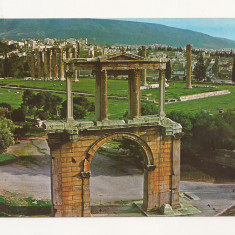 FA24-Carte Postala- GRECIA - Athens, The Hadrian's Arc, circulata 1990