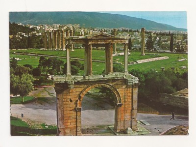 FA24-Carte Postala- GRECIA - Athens, The Hadrian&amp;#039;s Arc, circulata 1990 foto