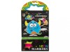 Carte de colorat cu 5 markere neon, spatiu, Grafix