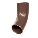 Cot evacuare burlan pentru sistem pluvial, Bilka, metalic, maro (RAL 8017), lucios, D 90 x 0.6 mm