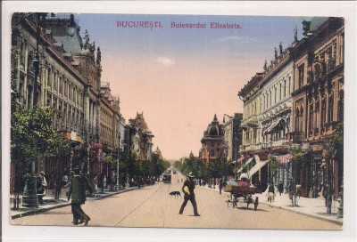 Carte postala circulata in anul 1915 Bucuresti foto