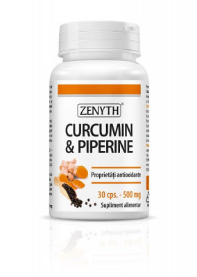 CURCUMIN&amp;amp;PIPERINE 500MG 30CPS foto