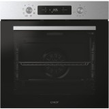 Cuptor incorporabil Candy Titanium CA6 NP3T3HTX, Electric, 78 litri, Curatare Hidrolitica, 9 functii, Butoane Push-pull, Softclose, Clasa A+, Inox