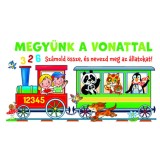 Megy&uuml;nk a vonattal - Sz&aacute;mold &ouml;ssze, &eacute;s nevezd meg az &aacute;llatokat!