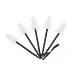 Set 5 lampi led cu baterii, de exterior model brad, pentru gradina, flippy, 35.5 cm, alb cald