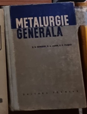 N. Sevriukov, B. Kuzmin, E. Celiscev - Metalurgie Generala foto