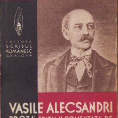 HST C371 Proză Vasile Alecsandri 1939