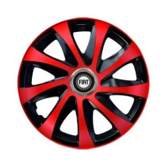 Set 4 capace roti Drift extra red R14 pentru gama Fiat