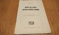 MEDIUL FIZIC EXTERN SI CAPITALUL BIOLOGIC NATIONAL - George Valsan - Editura Tipografia Cartea Romaneasca, 1928, 26 p