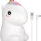 Lumina de noapte cu LED Unicorn 7 culori 3 moduri lumina cu acumulator Goobay 61649