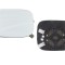 Geam oglinda exterioara cu suport fixare Volvo Xc70 (Bw), 03.2007-2016; Xc90 (C/P28), 2007-2015 , Stanga, incalzita; geam asferic; cromat, View Max