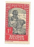 Sudanul Francez - Viata in Sudan - Femeie sudaneza, 1931-1939 - neobliterat