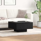 VidaXL Masă de cafea Stejar negru 60 x 60 x 31.5 cm Lemn compozit