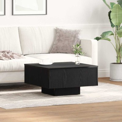 vidaXL Masă de cafea Stejar negru 60 x 60 x 31.5 cm Lemn compozit 862626 foto