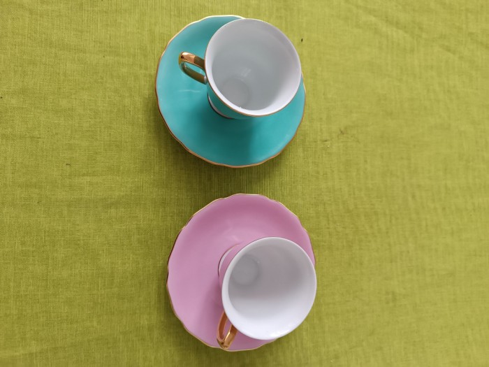 Portelan RGK Czechoslovakia, set de cafea tete a tete