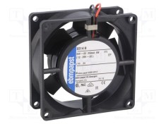 Ventilator EBM-PAPST DC axial 24V 80x80x32mm 80m3/h 48dBA bilă