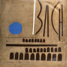 Bach - Brandenburgice 2-6 (1977 - Electrecord - LP / VG)