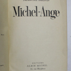 MICHEL - ANGE par MARCEL BRION , 1939