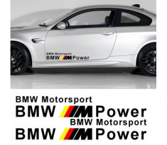 Sticker auto laterale BMW M Power (v2) foto