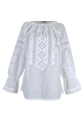 Bluza dama tip ie 124, alb crystal/argintiu , marimea XL foto