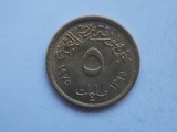5 MILLIEMES 1975 EGIPT-COMEMORATIVA-(International Womens Year)