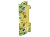 Conector pe șină WEIDM&Uuml;LLER A4C 2.5 PE, 4 borne, 2.5mm&sup2;, montaj TS35, borna cu arc, galben-verde