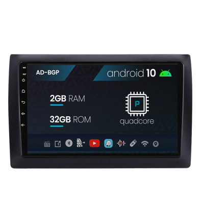 Navigatie Fiat Stilo, Android 10, P-Quadcore 2GB RAM + 32GB ROM, 9 Inch - AD-BGP9002+AD-BGRKIT356V2 foto