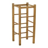 Cumpara ieftin Scaun Bodier lemn nuc 35x35x78 cm