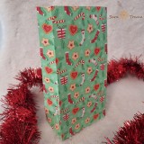 Set 2 pungi de hartie de Craciun - ideale pentru Secret Santa